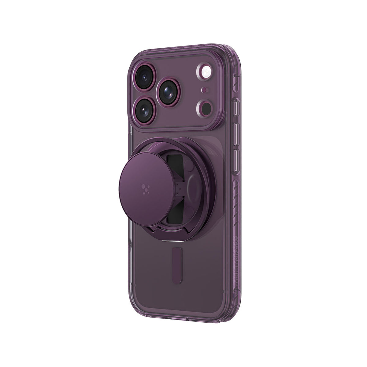 AmazingThing Titan Pro Pop Lens dėklas skirtas iPhone 18 Pro su kameros dangteliu, laikikliu ir stovu, suderinamas su...