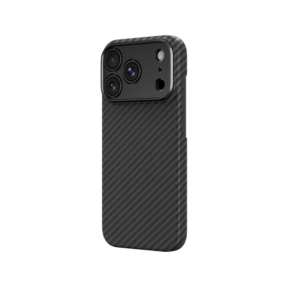 AmazingThing Titan Max Lens dėklas iPhone 18 Pro Max aramido pluoštu su kameros apsauga, MagSafe suderinas - juoda --...
