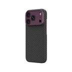 AmazingThing Titan Max Lens dėklas iPhone 18 Pro aramido pluoštu su kameros apsauga, MagSafe suderinas - violetinė --...