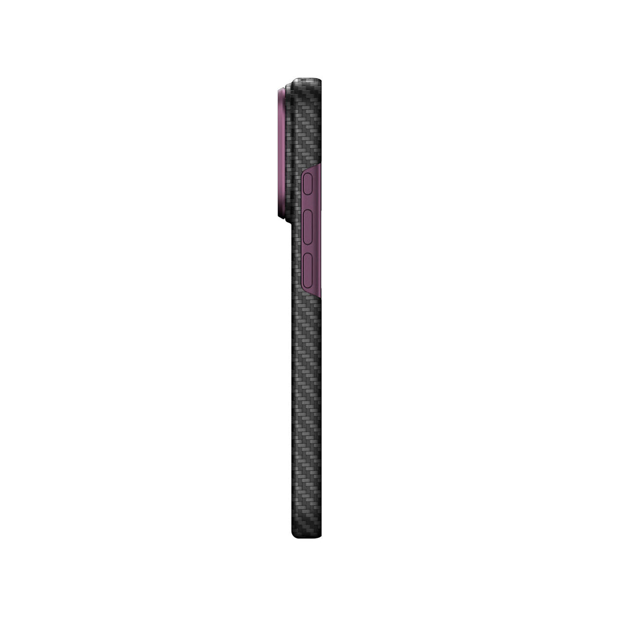 AmazingThing Titan Max Lens dėklas iPhone 18 Pro Max aramido pluoštu su kameros apsauga, MagSafe suderinas - violetinė --...