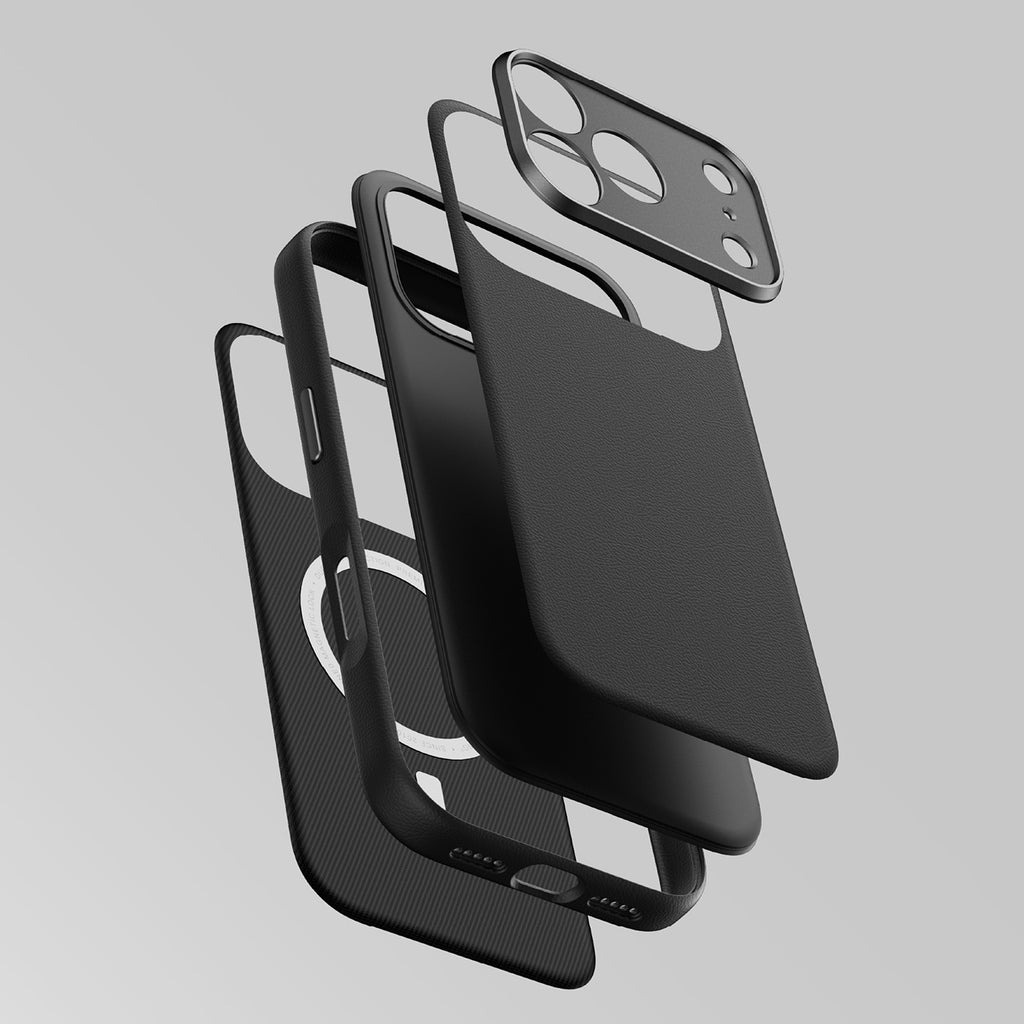 AmazingThing Glamour AllSkin iPhone 18 Pro Max dėklas su fotoaparato apsauga, suderinamas su MagSafe - juoda -- iPhone 18...
