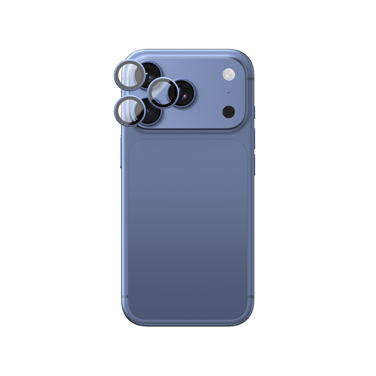 AmazingThing Titan Vision Lens Sapphire skirtas iPhone 18 Pro / 18 Pro Max - Mėlyna -- iPhone 18 Pro / iPhone 18 Pro Max