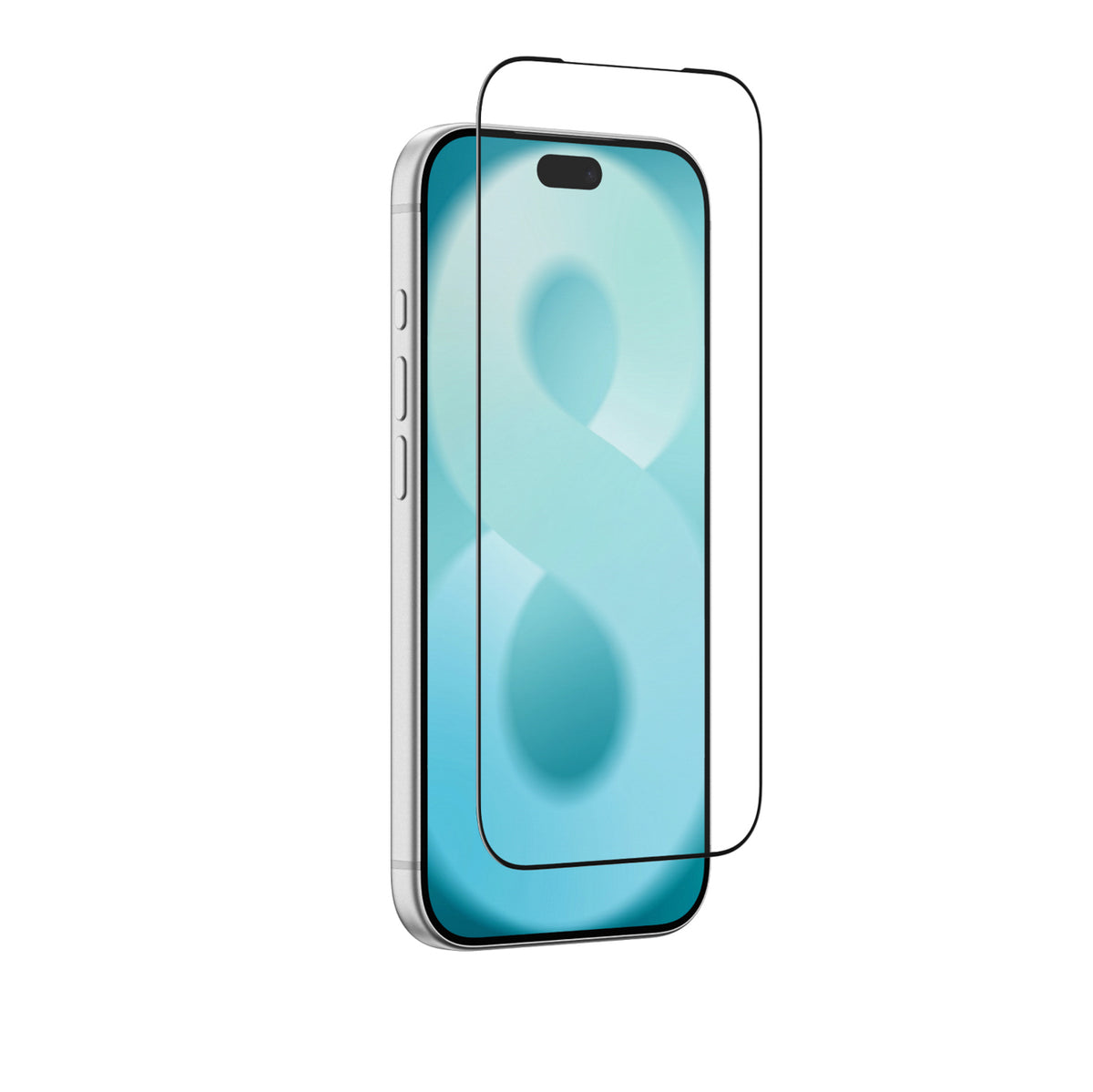 AmazingThing Radix +Care Full Glass kaliuotasis stiklas skirtas iPhone 18 Pro Max su montavimo rėmu -- iPhone 18 Pro Max