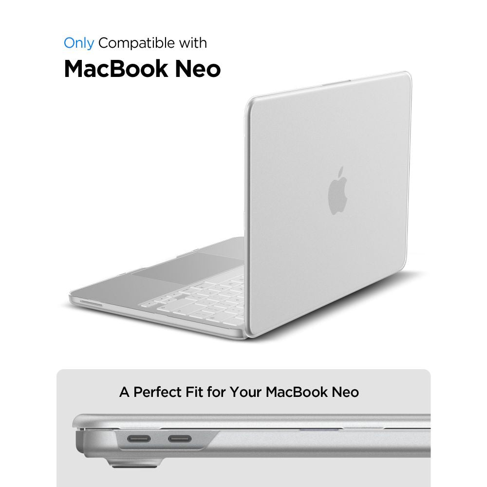 Spigen AirSkin dėklas MacBook Neo 13" 2026 - skaidrus matinis -- MacBook Neo 13" 2026
