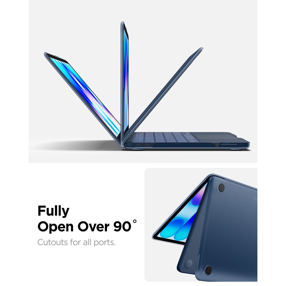 Spigen AirSkin dėklas MacBook Neo 13" 2026 - tamsiai mėlynas matinis -- MacBook Neo 13" 2026