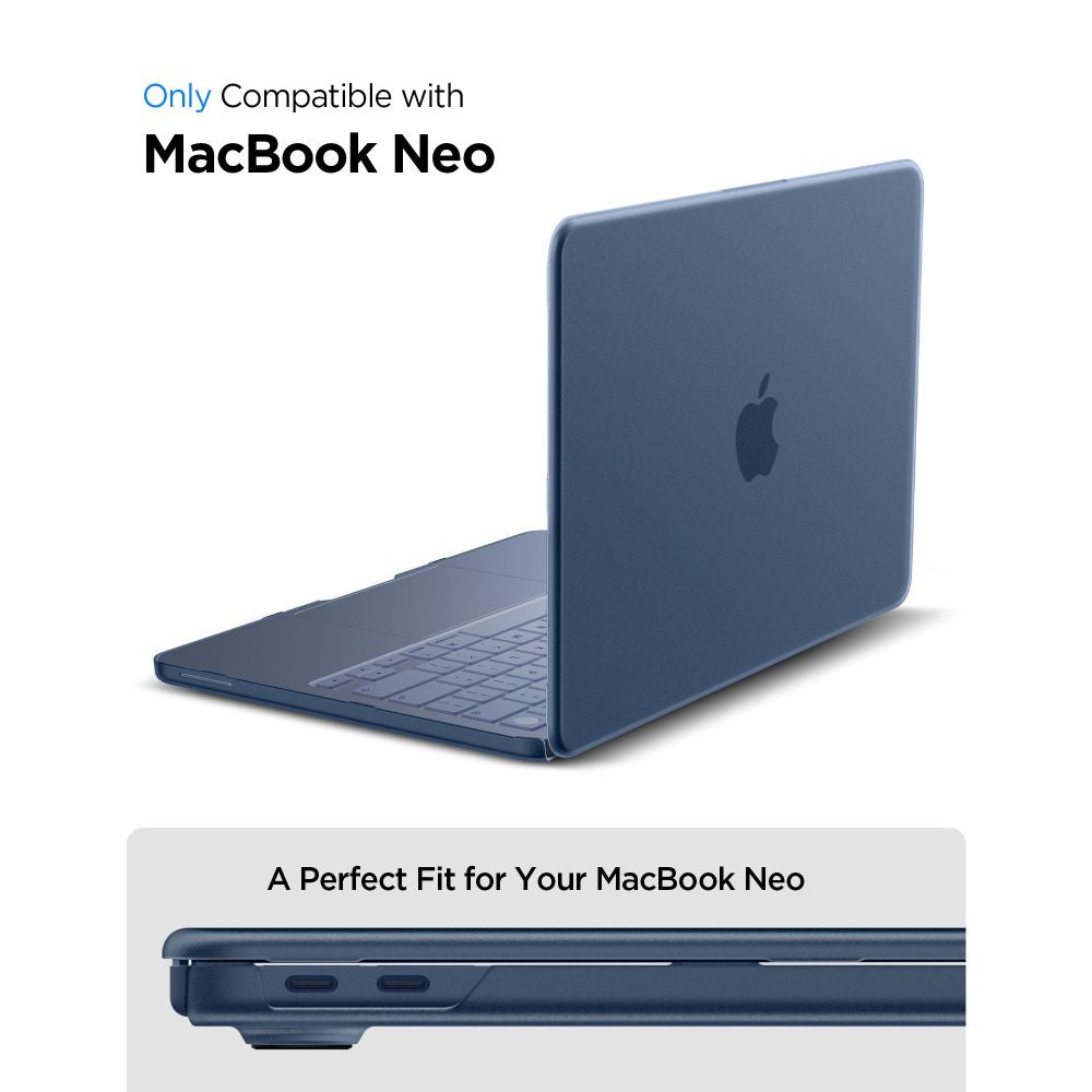 Spigen AirSkin dėklas MacBook Neo 13" 2026 - tamsiai mėlynas matinis -- MacBook Neo 13" 2026