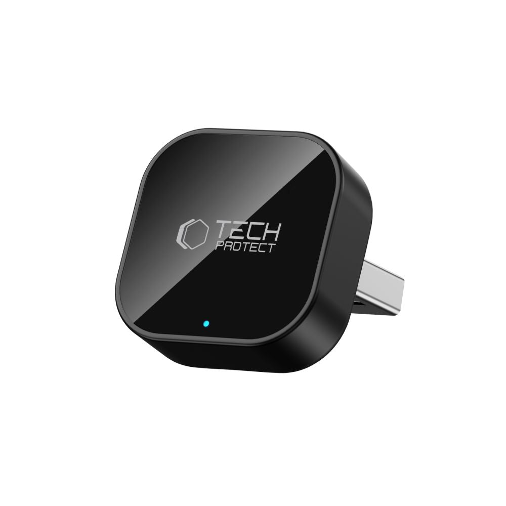 Adapteris Tech-Protect Ultraboost CA01 USB Bluetooth 5.4 Apple CarPlay / Android Auto - juodas -- USB Adapters