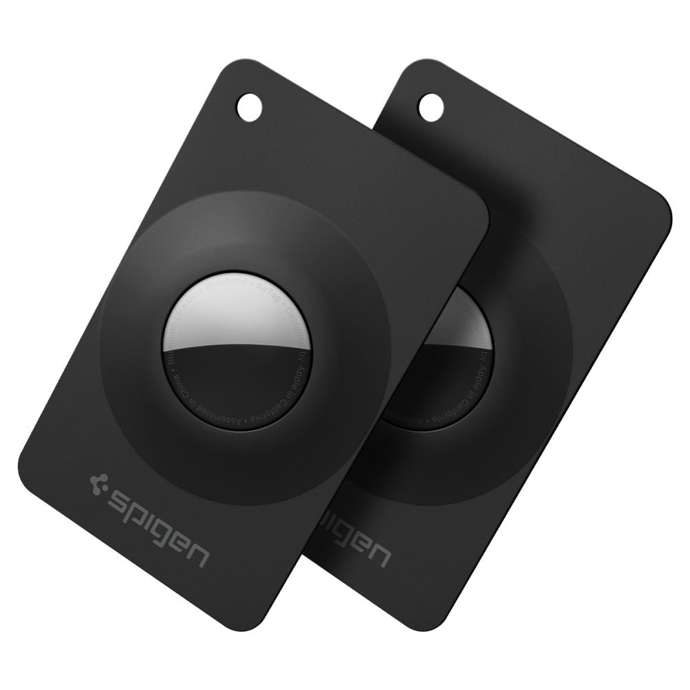 Spigen AirFit 2 2-Pack dėklas Apple AirTag 1 / 2 - juodas -- Apple AirTag / AirTag 2