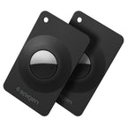 Spigen AirFit 2 2-Pack dėklas Apple AirTag 1 / 2 - juodas -- Apple AirTag / AirTag 2