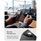 Spigen AirFit 2 2-Pack dėklas Apple AirTag 1 / 2 - juodas -- Apple AirTag / AirTag 2