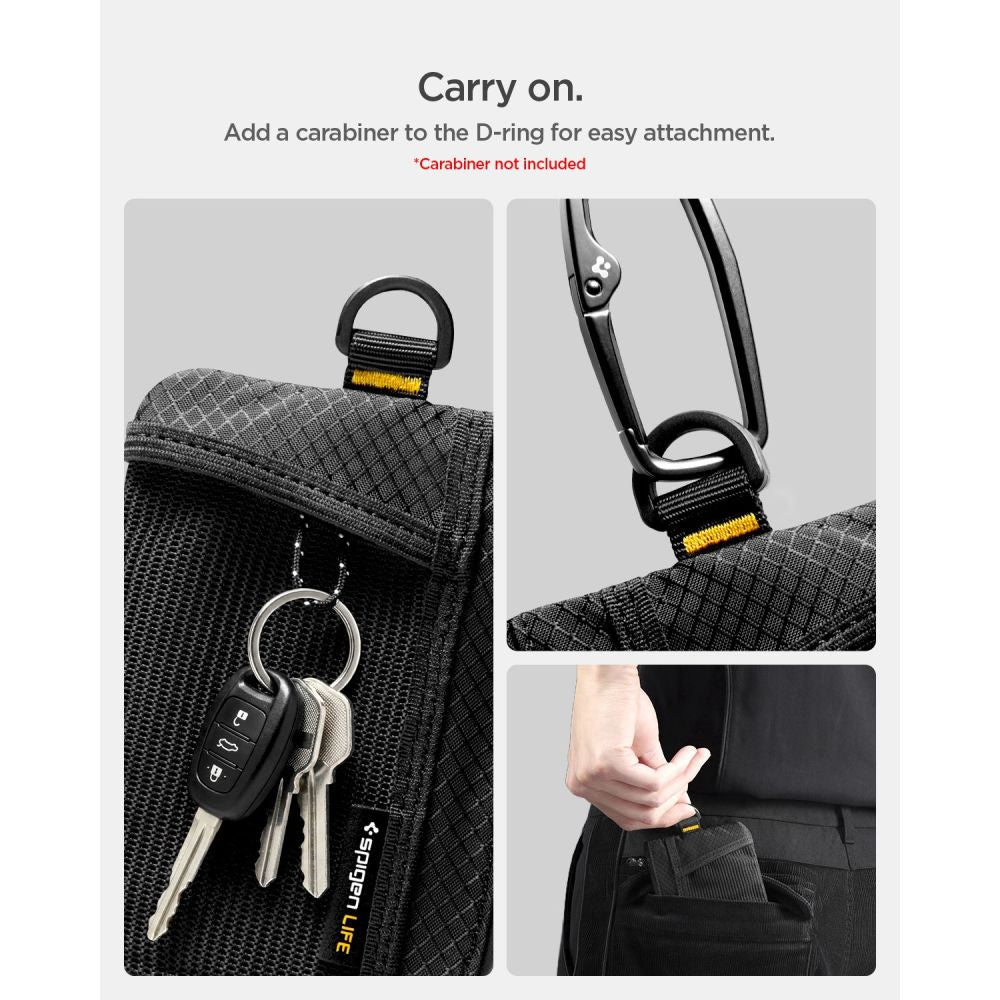 Spigen LF300 RFID piniginė - juoda -- Uncategorized