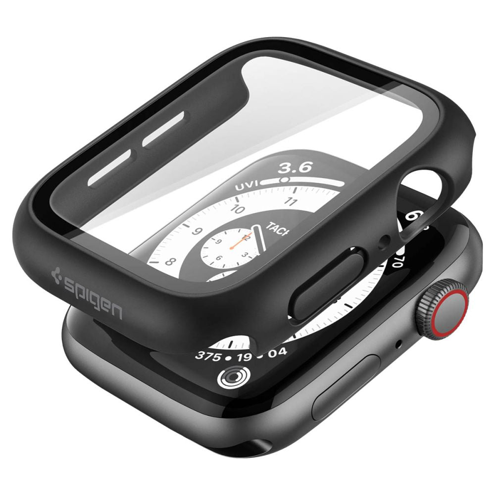 Spigen Thin Fit 360 dėklas Apple Watch 44 mm - juodas -- Apple Watch 44 mm
