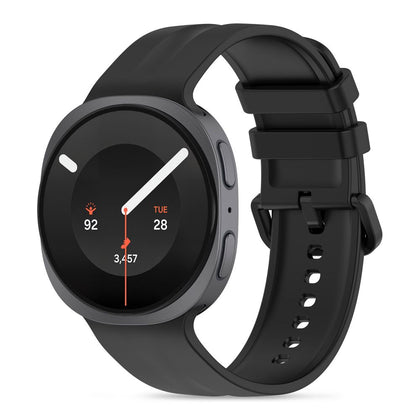 Tech-Protect Silicone Evo dirželis Samsung Galaxy Watch 40/44/46 mm - juodas -- Samsung Galaxy Watch