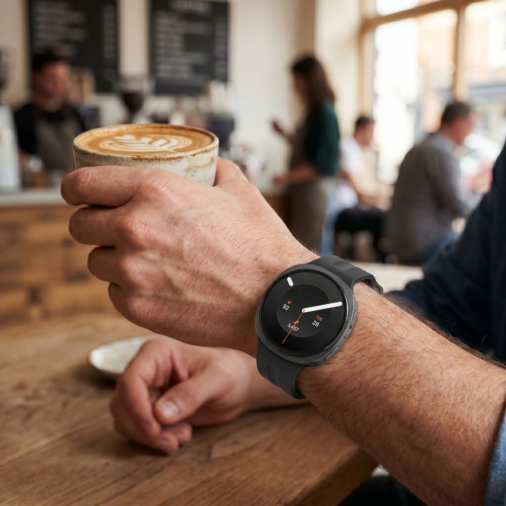 Tech-Protect Silicone Evo dirželis Samsung Galaxy Watch 40/44/46 mm - juodas -- Samsung Galaxy Watch