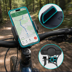 3mk BikeGrip dviračio telefono laikiklis - juodas -- Cell phone holders