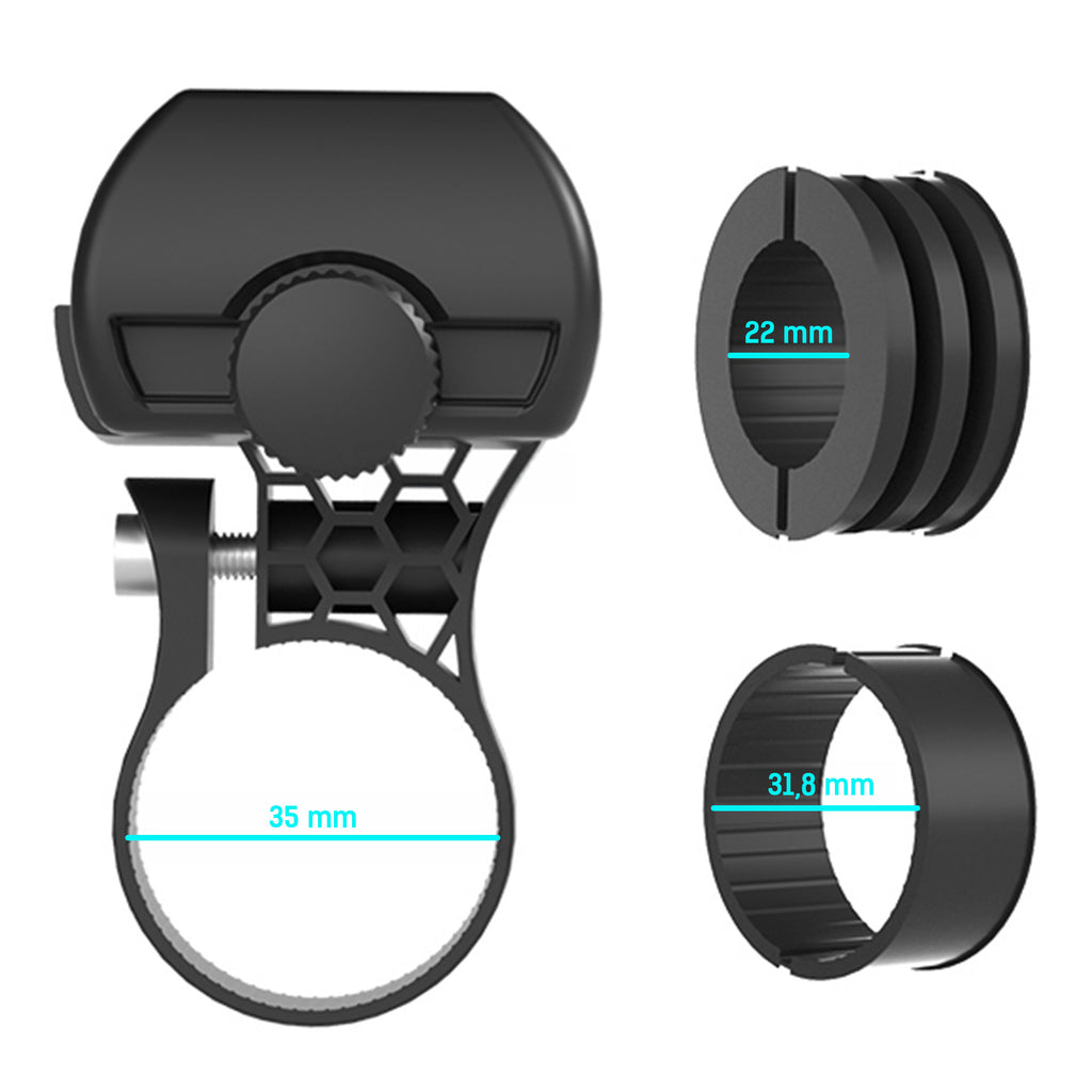 3mk BikeGrip dviračio telefono laikiklis - juodas -- Cell phone holders