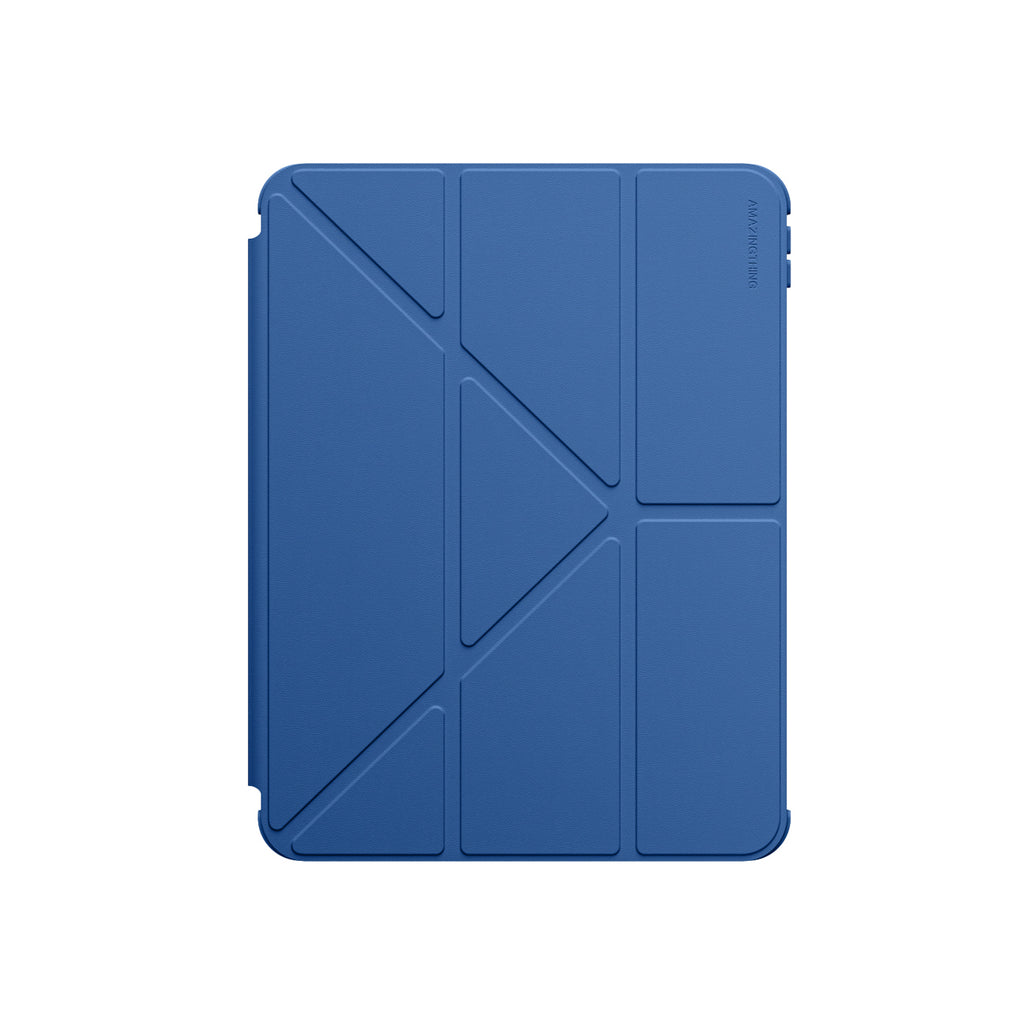Dėklas AMAZINGTHING Titan Pro Case iPad A16 11" su 720° besisukančia pjedestalu ir stylaus turėtoju - mėlynas -- iPad 11...