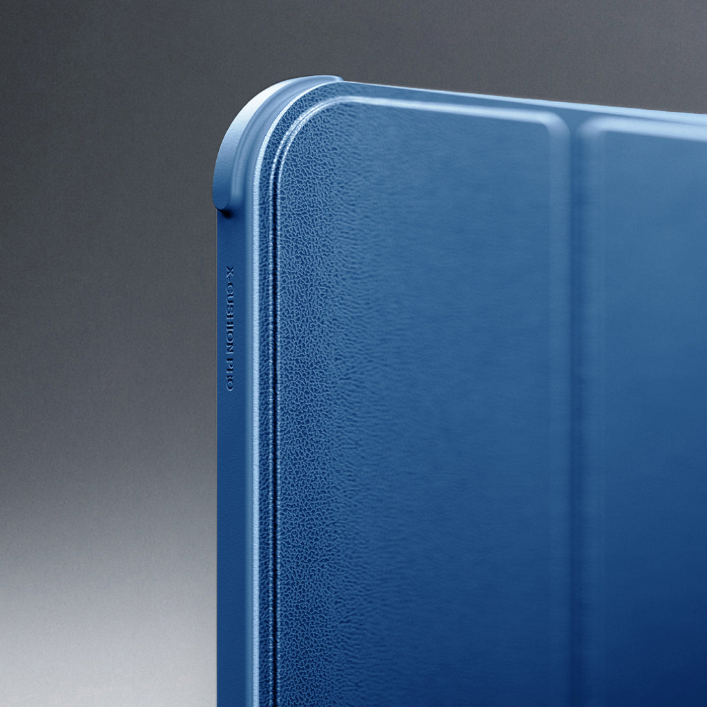 Dėklas AMAZINGTHING Titan Pro Case iPad A16 11" su 720° besisukančia pjedestalu ir stylaus turėtoju - mėlynas -- iPad 11...