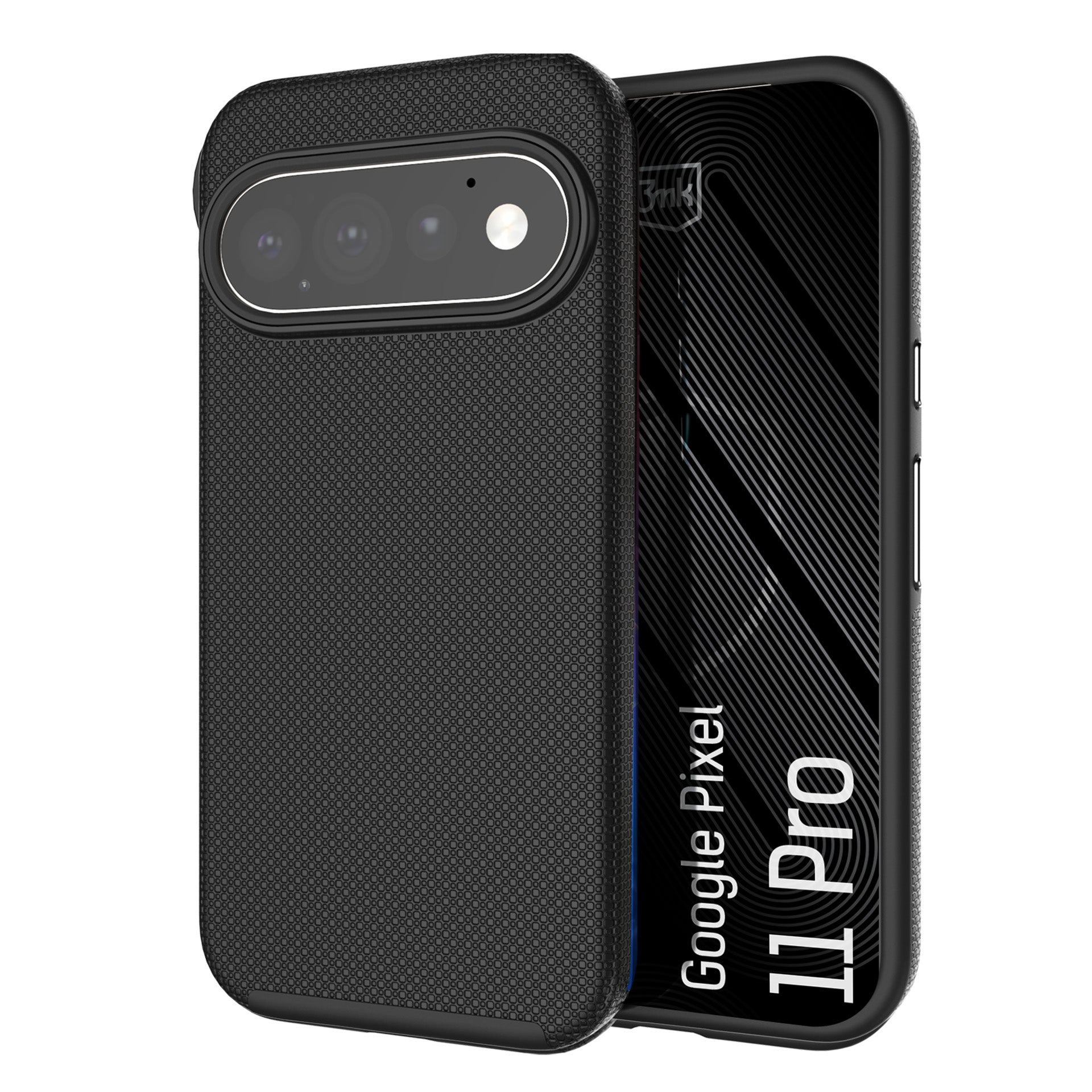 3mk Fortis MagCase dėl Google Pixel 11 Pro - juoda -- Google Pixel 11 Pro