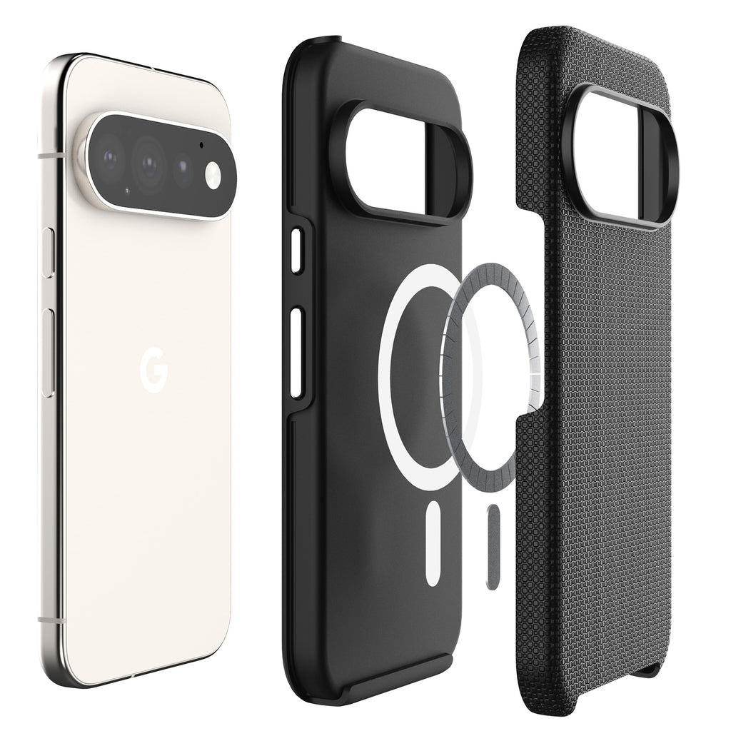 3mk Fortis MagCase dėl Google Pixel 11 Pro - juoda -- Google Pixel 11 Pro