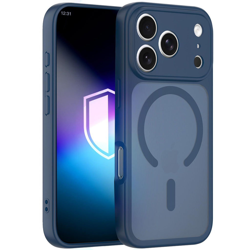 3mk Misty MagCase skirta iPhone 17 Pro Max / 18 Pro Max - Mėlyna -- iPhone 17 Pro Max / iPhone 18 Pro Max
