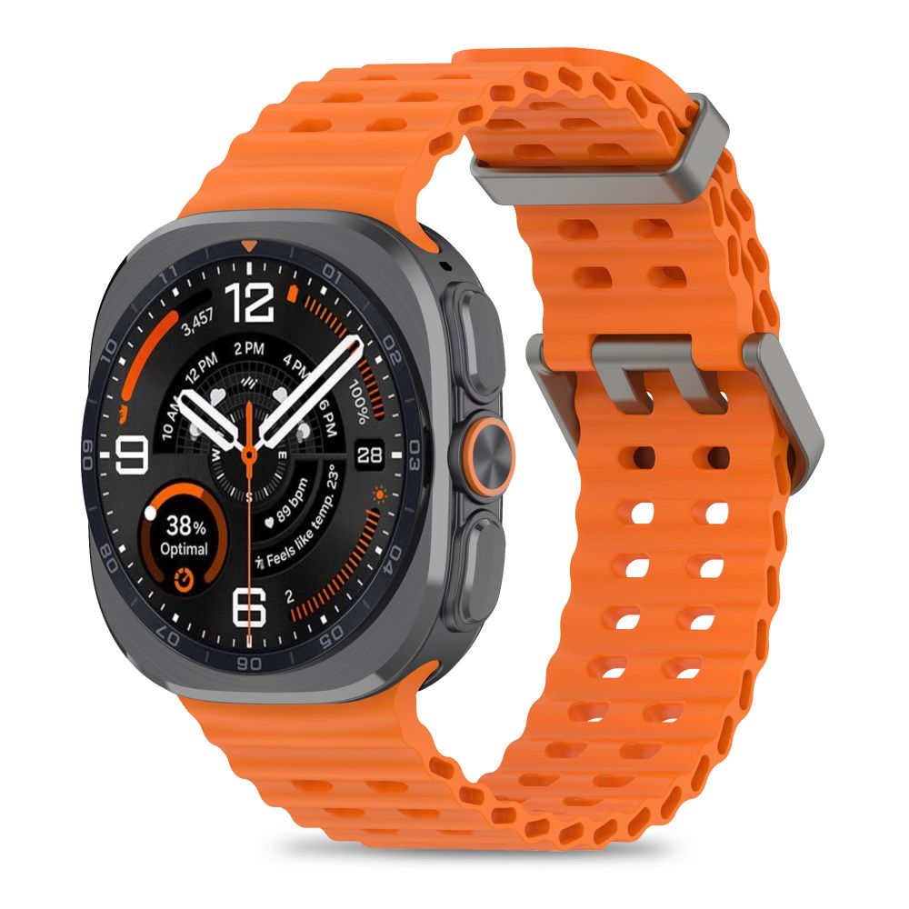 Tech-Protect Iconband Pro Samsung Galaxy Watch Ultra 47mm - oranžinis -- Samsung Galaxy Watch Ultra