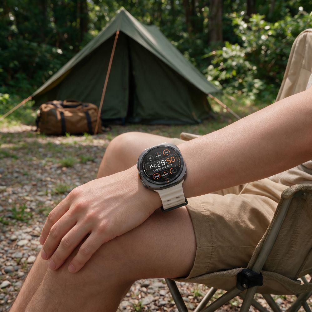 Tech-Protect Iconband Pro Samsung Galaxy Ultra 47mm - Smėlio -- Samsung Galaxy Watch Ultra