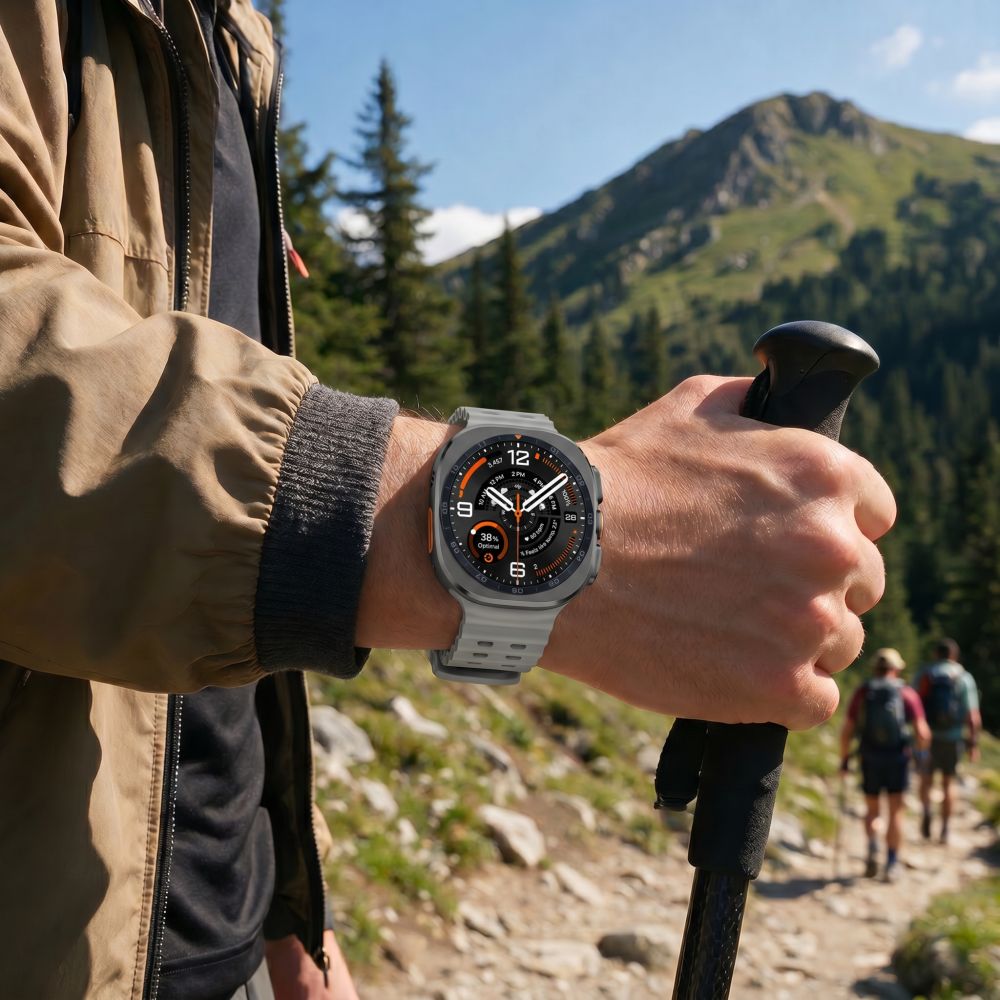 Tech-Protect Iconband Pro Samsung Galaxy Ultra 47mm - Pilka -- Samsung Galaxy Watch Ultra