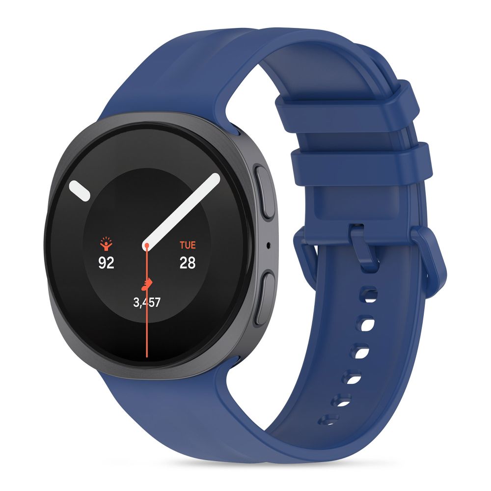 Tech-Protect Silicone Evo dirželis Samsung Galaxy Watch 40/44/46 mm - Tamsiai mėlyna -- Samsung Galaxy Watch