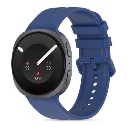 Tech-Protect Silicone Evo dirželis Samsung Galaxy Watch 40/44/46 mm - Tamsiai mėlyna -- Samsung Galaxy Watch