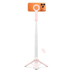 Tech-Protect L11S MagSafe Bluetooth Selfie Lazda - Rožinė -- Selfie Sticks & Tripods