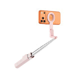 Tech-Protect L11S MagSafe Bluetooth Selfie Lazda - Rožinė -- Selfie Sticks & Tripods