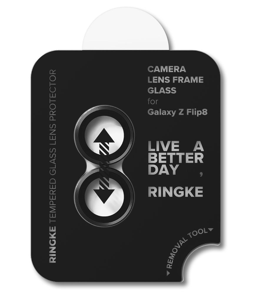 Ringke objektyvo rėmo apsauga 2-pack Samsung Galaxy Z Flip 8 - juoda -- Samsung Galaxy Z Flip 8