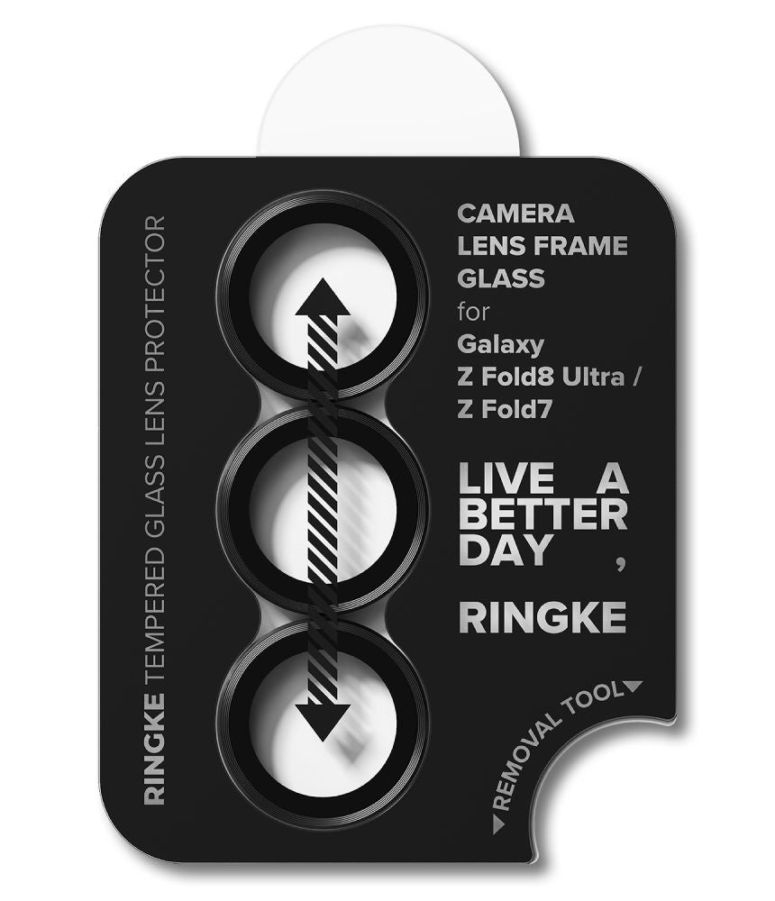 Ringke objektyvo rėmo apsauga 2-pack Samsung Galaxy Z Fold 7/8 Ultra - juoda -- Samsung Galaxy Z Fold 7 / Samsung Galaxy...