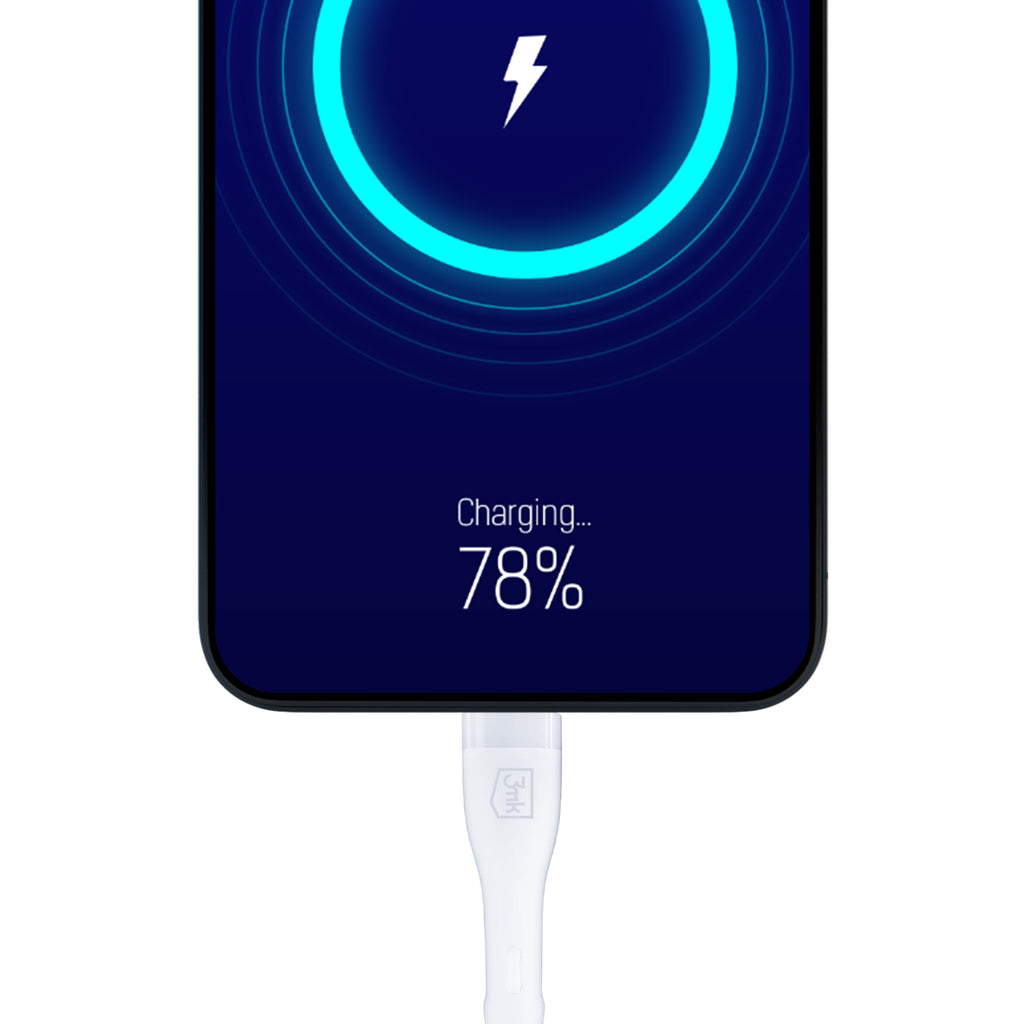 3mk Rayo Charger 20W PD3.0 PPS USB-C Sieninis įkroviklis + USB-C / USB-C 3A 60W Kabelis - Baltas -- Cell phone chargers