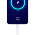 3mk Rayo Charger 20W PD3.0 PPS USB-C Sieninis įkroviklis + USB-C / USB-C 3A 60W Kabelis - Baltas -- Cell phone chargers