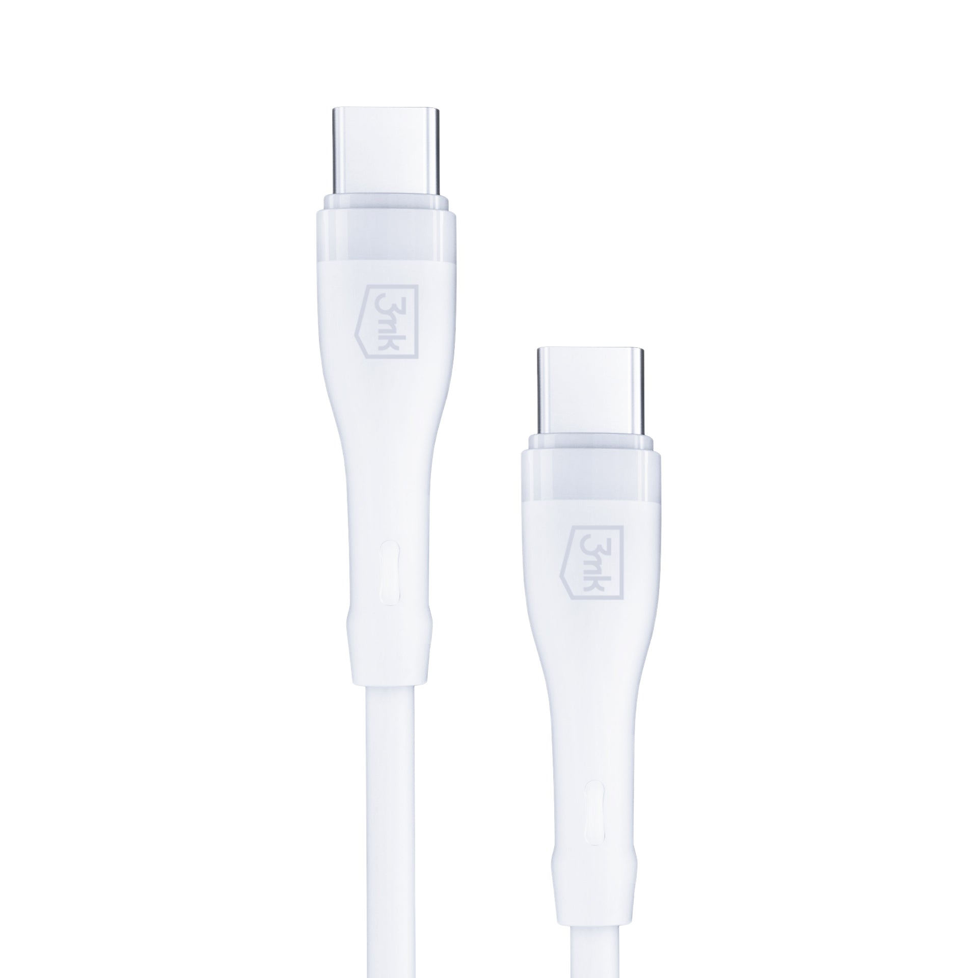 3mk Rayo Charger 20W PD3.0 PPS USB-C Sieninis įkroviklis + USB-C / USB-C 3A 60W Kabelis - Baltas -- Cell phone chargers