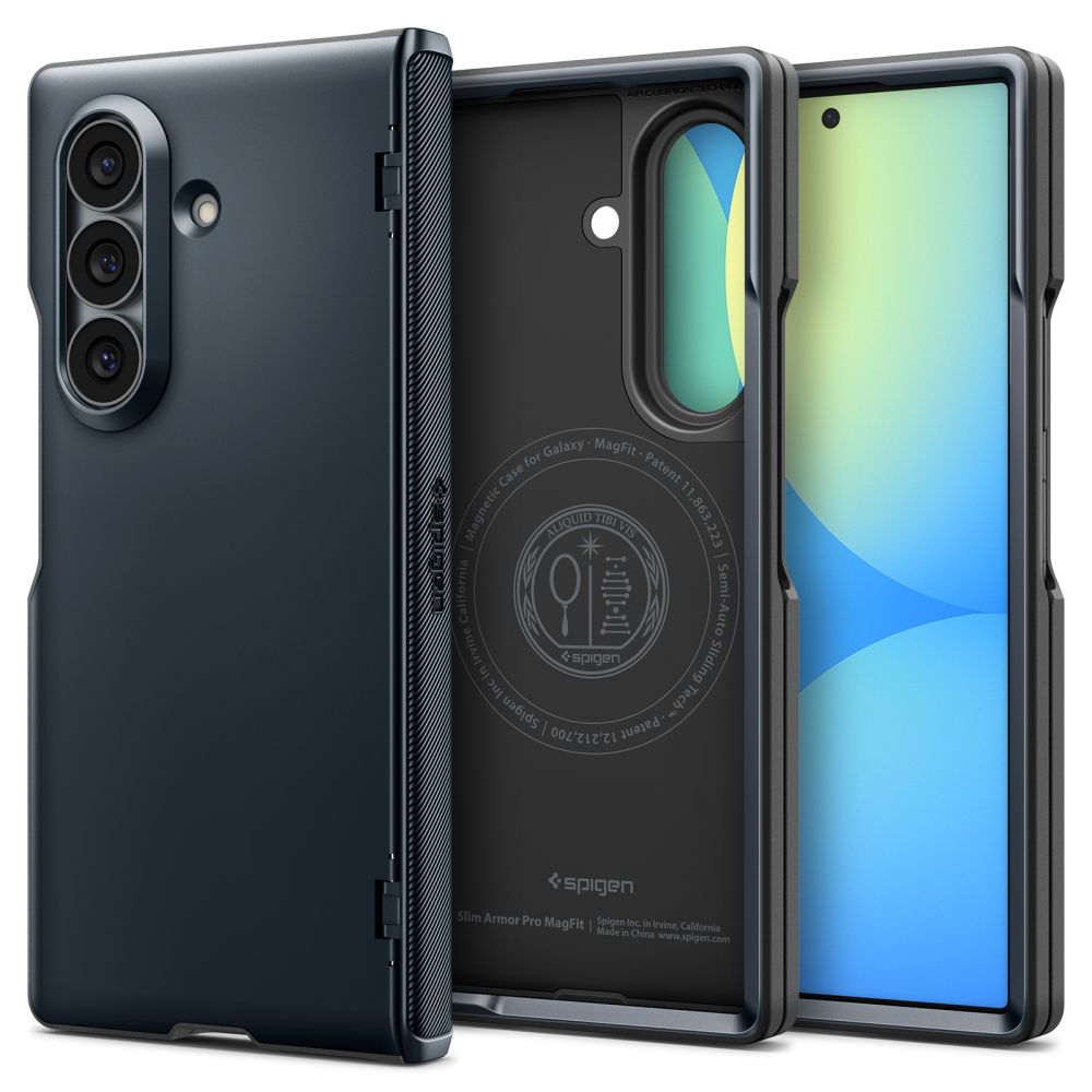 Spigen Slim Armor Pro MagSafe dėklas Samsung Galaxy Z Fold 8 Ultra - tamsiai pilka -- Samsung Galaxy Z Fold 8 Ultra