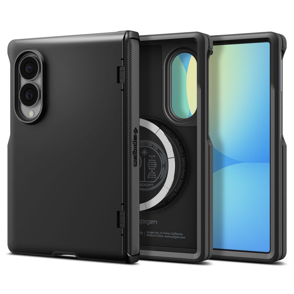 Spigen Slim Armor Pro MagSafe dėklas Samsung Galaxy Z Fold 8 - Juodas -- Samsung Galaxy Z Fold 8