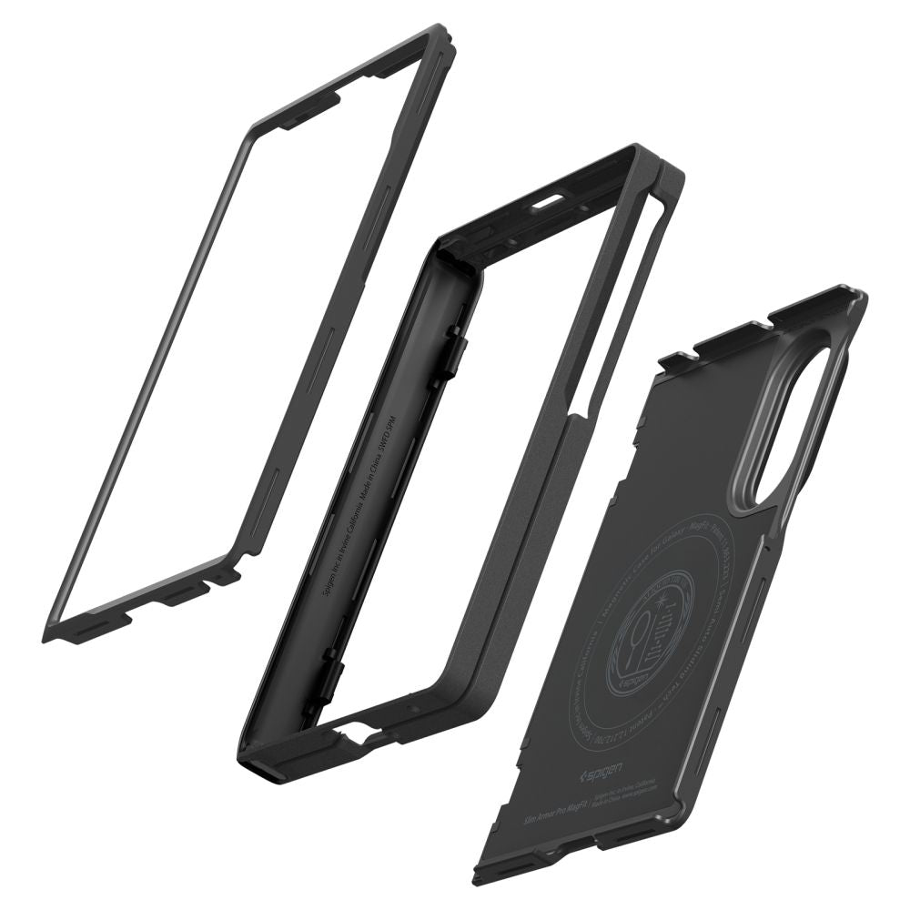 Spigen Slim Armor Pro MagSafe dėklas Samsung Galaxy Z Fold 8 - Juodas -- Samsung Galaxy Z Fold 8