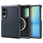 Dėklas Spigen Slim Armor Pro MagSafe, skirtas Samsung Galaxy Z Fold 8 - tamsiai pilkas -- Samsung Galaxy Z Fold 8