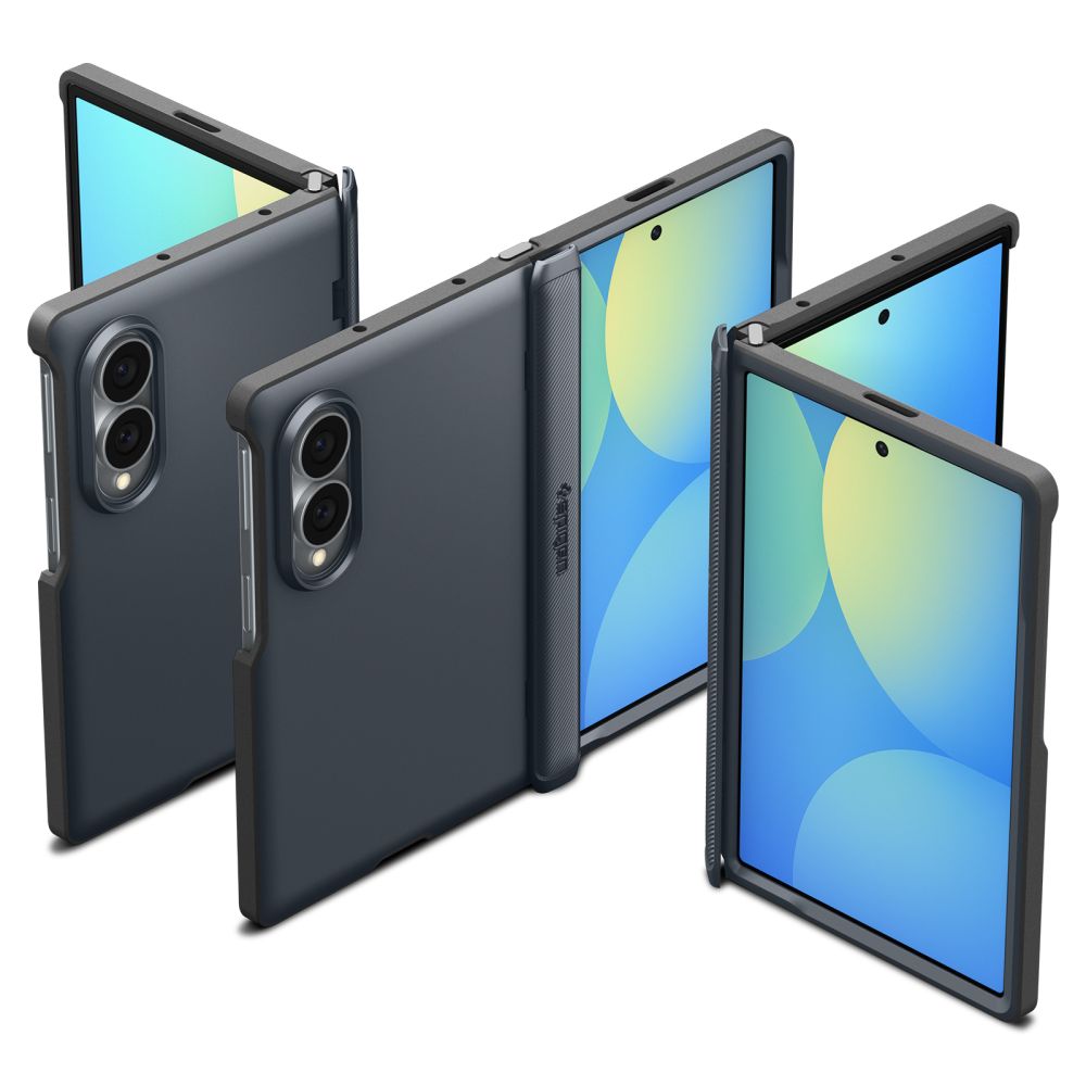 Dėklas Spigen Slim Armor Pro MagSafe, skirtas Samsung Galaxy Z Fold 8 - tamsiai pilkas -- Samsung Galaxy Z Fold 8