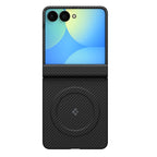 Spigen AirSkin Aramid MagFit MagSafe dėklas Samsung Galaxy Z Flip 8 - juodas -- Samsung Galaxy Z Flip 8