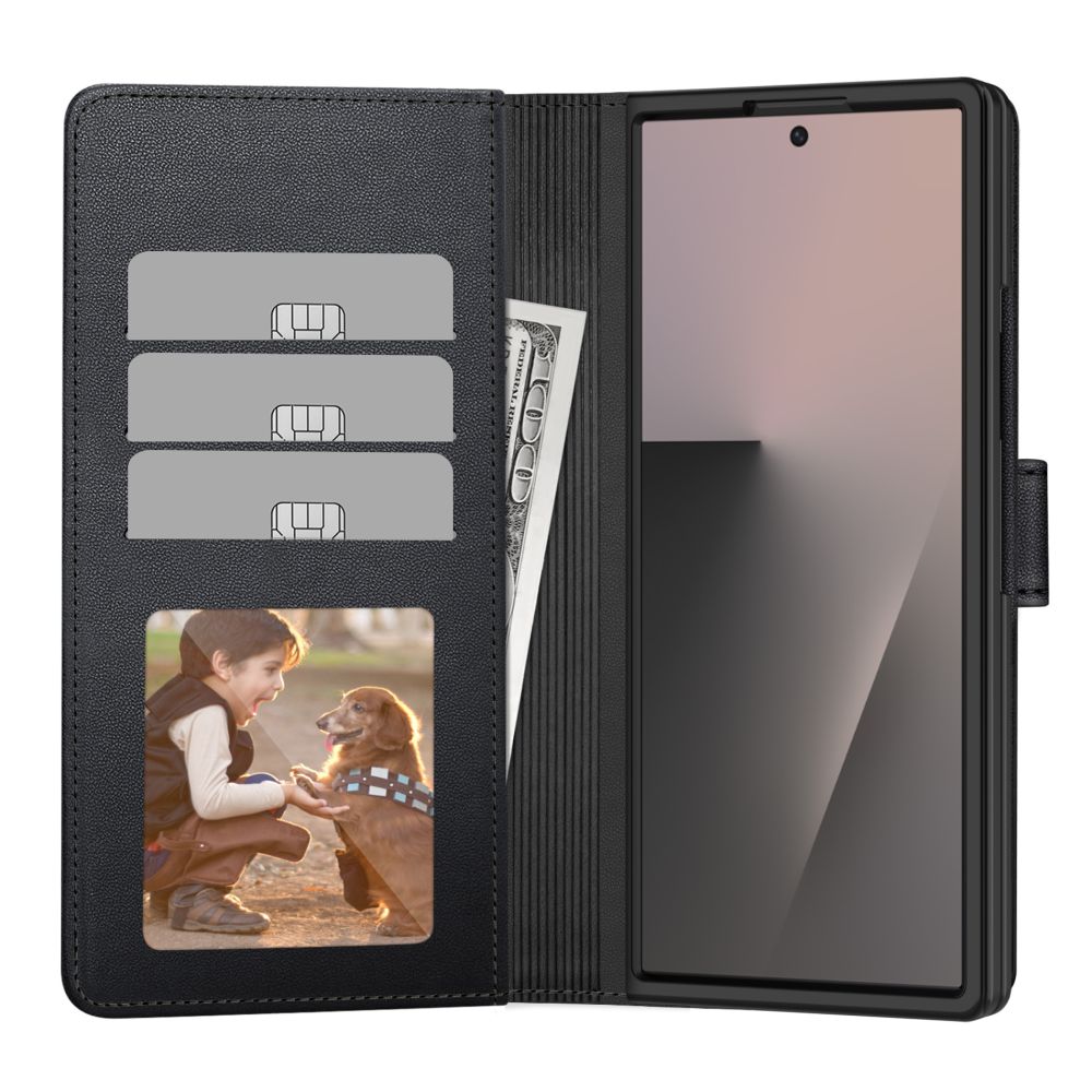 Tech-Protect piniginės dėklas Samsung Galaxy Z Fold 8 Ultra - juodas -- Samsung Galaxy Z Fold 8 Ultra