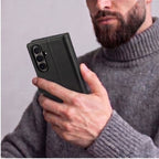 Tech-Protect piniginės dėklas Samsung Galaxy Z Fold 8 Ultra - juodas -- Samsung Galaxy Z Fold 8 Ultra