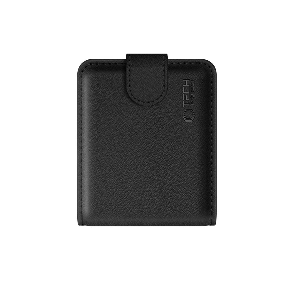 Tech-Protect piniginės dėklas Samsung Galaxy Z Flip 8 - juodas -- Samsung Galaxy Z Flip 8