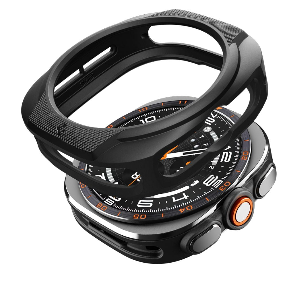 Spigen Liquid Air dėklas Samsung Galaxy Watch Ultra 47 mm - juodas -- Samsung Galaxy Watch Ultra (47mm)