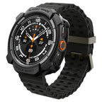 Spigen Rugged Armor dėklas Samsung Galaxy Watch Ultra 47mm - matinis juodas -- Samsung Galaxy Watch Ultra (47mm)