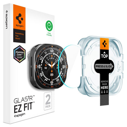 Spigen Glas.TR EZ Fit AC 2-pack temptų stiklas Samsung Galaxy Watch Ultra 47mm -- Samsung Galaxy Watch Ultra (47mm)