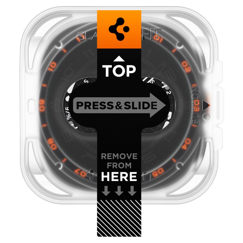 Spigen Glas.TR EZ Fit AC 2-pack temptų stiklas Samsung Galaxy Watch Ultra 47mm -- Samsung Galaxy Watch Ultra (47mm)